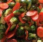 Brussels Sprouts and Carrots