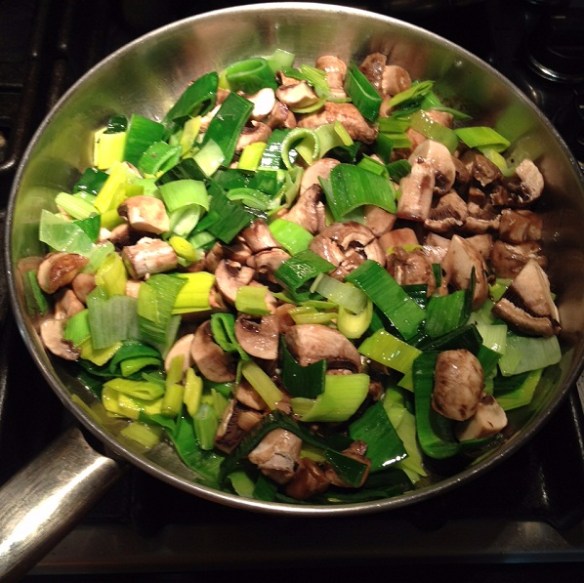 Crimini mushrooms Leek 