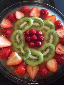 Vegan Cake Agar Berries