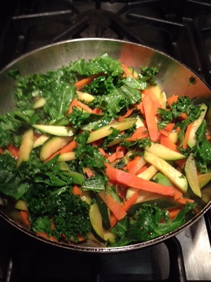Carrots Zucchini Kale
